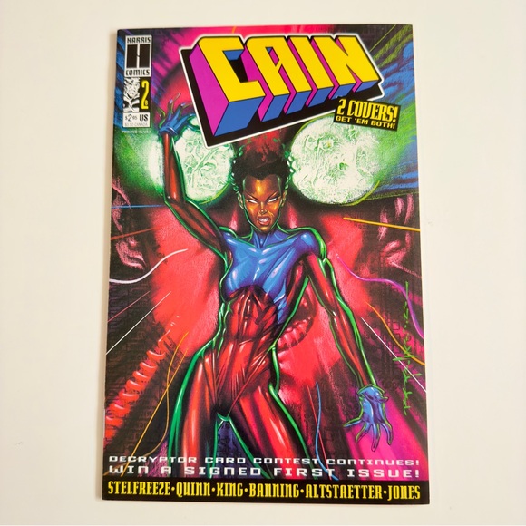 Cain #2 Cover B - Harris Comics - 1993 Comic Book - Picture 1 of 2